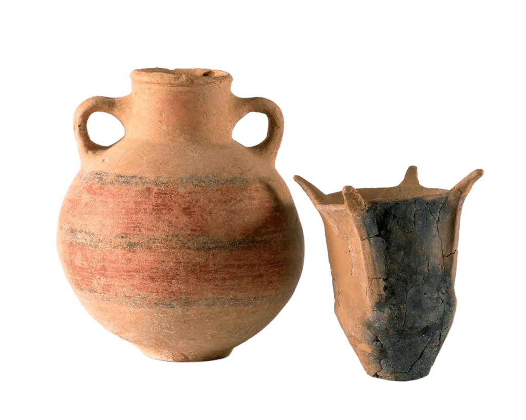 Urna de Cruz del Negro y vaso de perfumes de La Joya